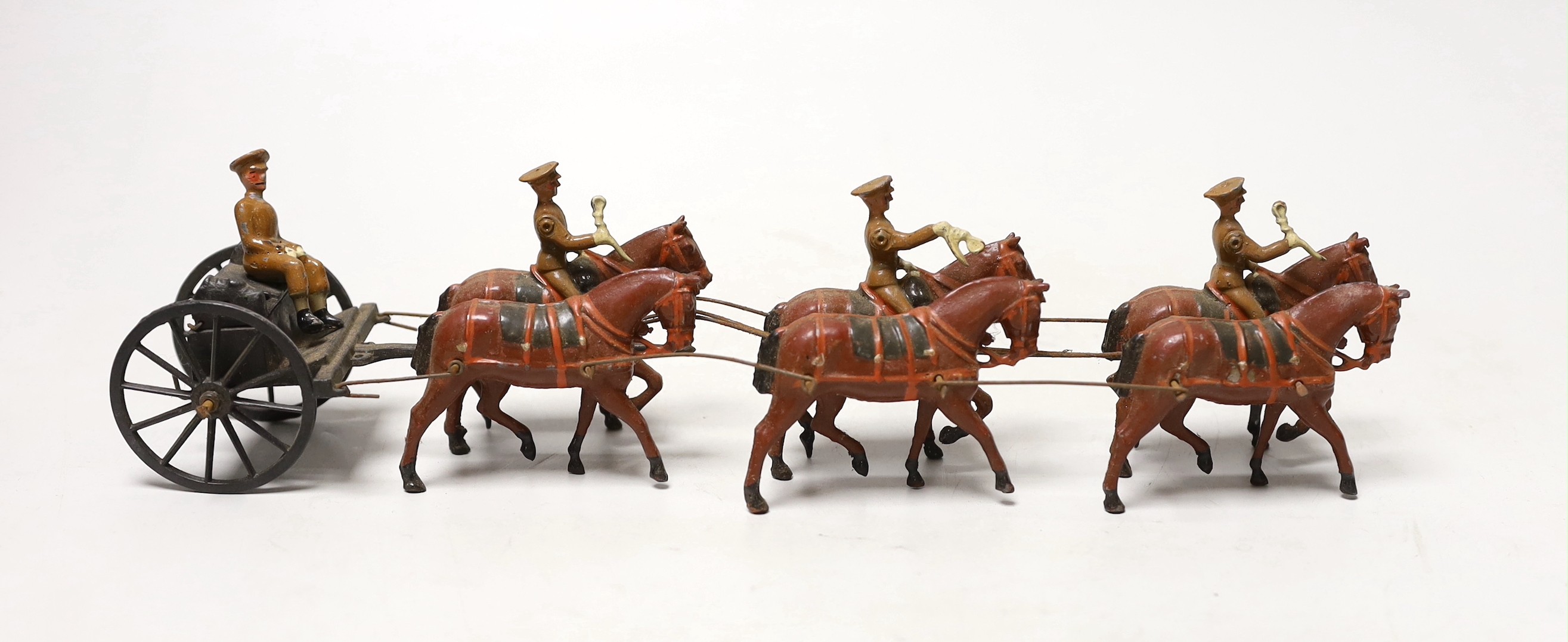 A Britain's six-horse team, service dress, pre-war